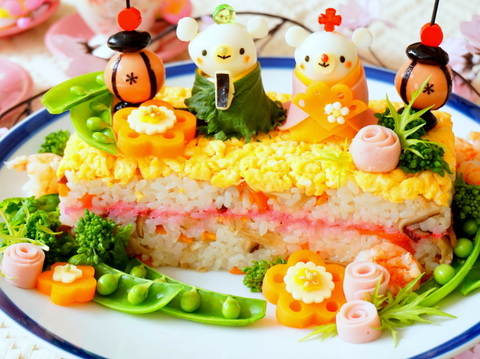パウンド型deくまちゃんお雛様寿司ケーキ 暮らしニスタ パウンド型deくまちゃんお雛様寿司ケーキ 暮らしニスタ