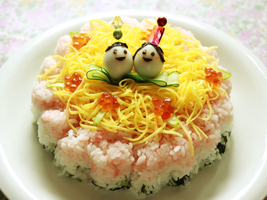 ひな祭りのお祝いに キュートなちらし寿司レシピ デコアイデア32選 暮らしニスタ
