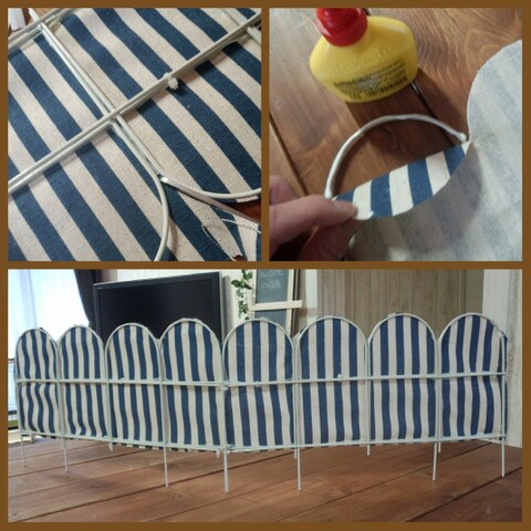 100均ガーデンフェンスと突っ張り棒で簡単手作りオーニング おしゃれなカフェ風小窓屋根 暮らしニスタ