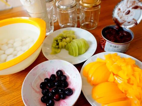100均ジャースイーツ 白玉入りフルーツ小倉クリームdeほっこり和カフェ 暮らしニスタ 100均ジャースイーツ 白玉入りフルーツ小倉クリームdeほっこり和カフェ 暮らしニスタ