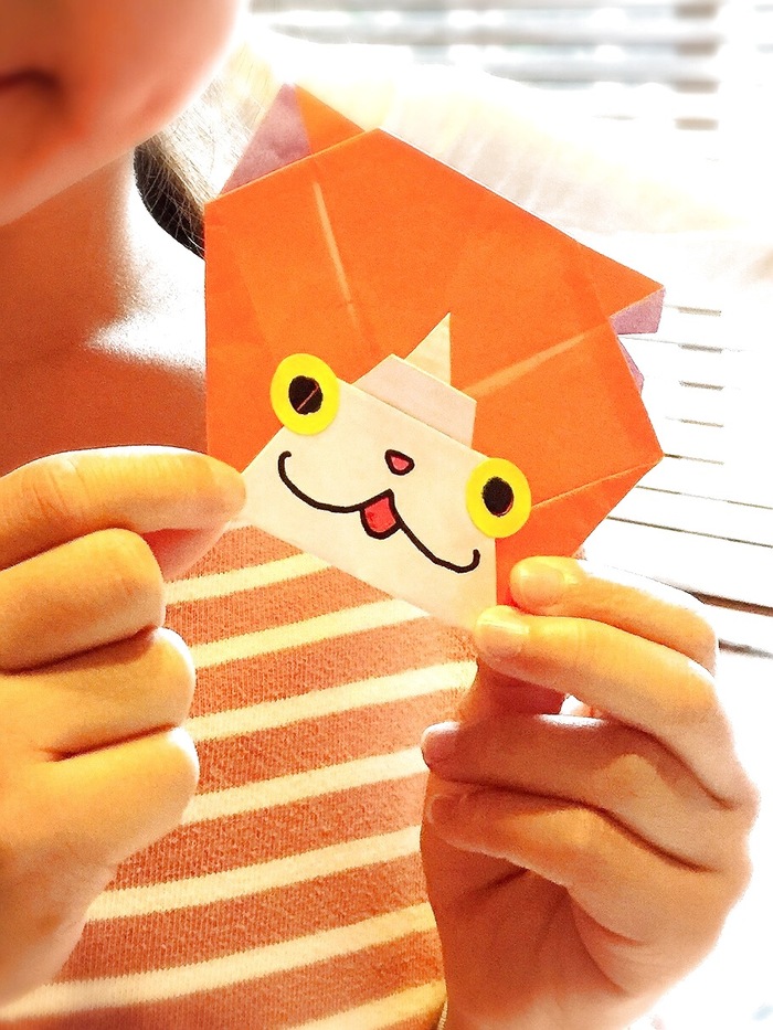 妖怪ウォッチ！ジバニャン折り紙⭐︎の折り方