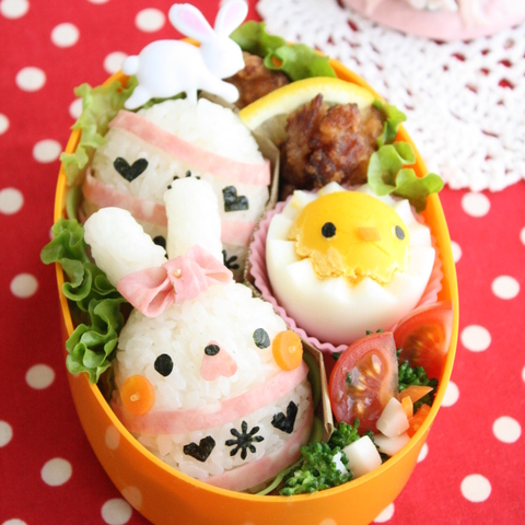 作り方 イースターバニーのキャラ弁 暮らしニスタ 作り方 イースターバニーのキャラ弁 暮らしニスタ