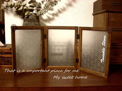 セリアリメイク フォトフレームでミニパーテーション 暮らしニスタ セリアリメイク フォトフレームでミニパーテーション 暮らしニスタ