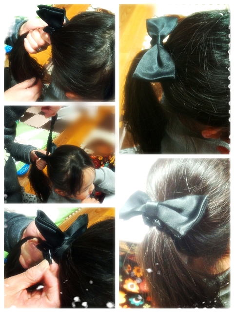 簡単アレンジ ヘアアクセ あのアイテムをヘアアクセに かっこ可愛いシンプルシュシュ 暮らしニスタ