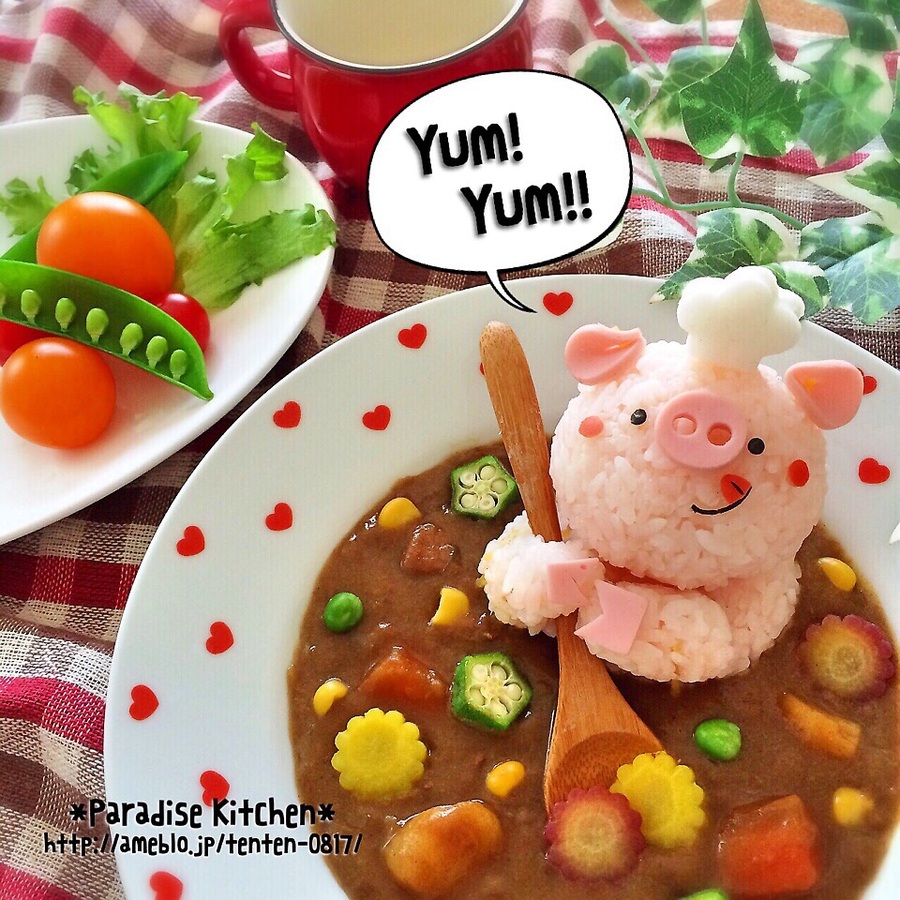 子どもが喜ぶかわいさ デコカレーの簡単レシピ10選 暮らしニスタ