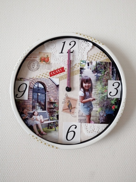 100均の時計を使って オリジナル時計に 暮らしニスタ