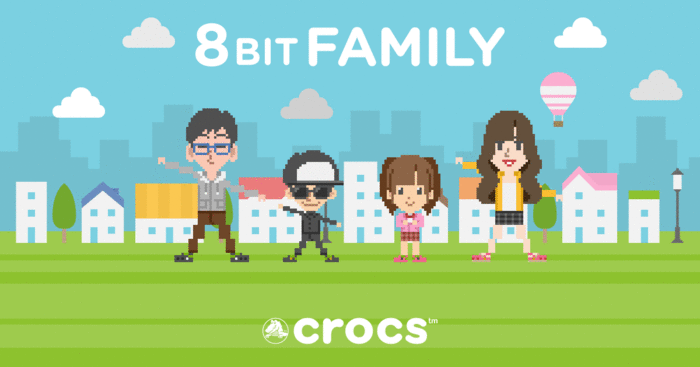 CROCS　家族のキャラクターを作って、ダンスさせちゃおう〜♪