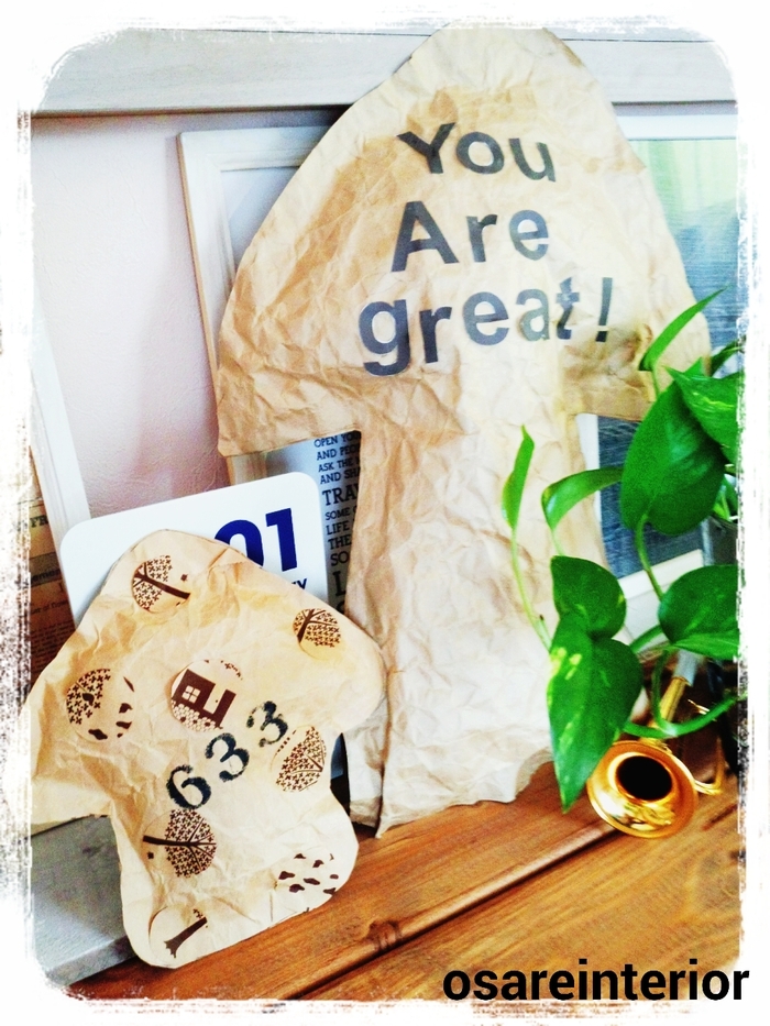 ローソン紙袋で「簡単エコアレンジ」ぷっくり可愛い飾りの作り方！