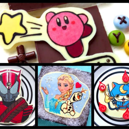 バースデーケーキを華やかに キャラチョコ基本の作り方 暮らしニスタ