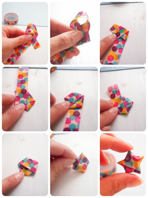 マスキングテープで立体の星 のパーティーピック 暮らしニスタ マスキングテープで立体の星 のパーティーピック 暮らしニスタ