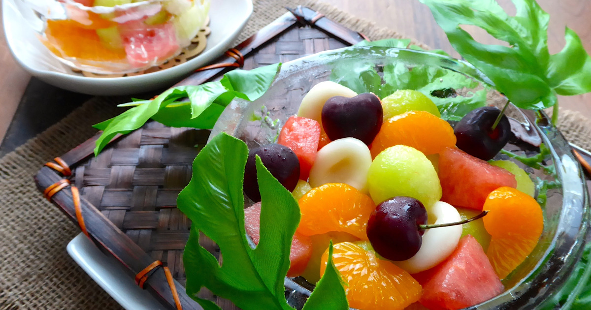 器が主役 氷の器でひんやり冷たいスペシャルフルーツポンチ 暮らしニスタ