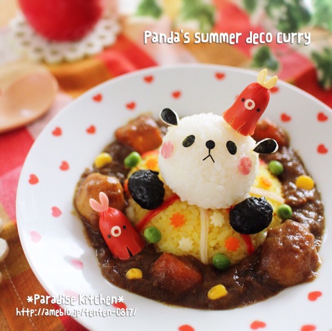 夏だ カレーだ ぷかぷか海水浴パンダちゃんのデコカレー 暮らしニスタ 夏だ カレーだ ぷかぷか海水浴パンダちゃんのデコカレー 暮らしニスタ