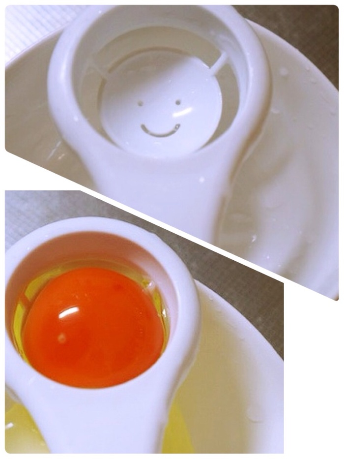 手順1.卵の黄身と白身を分ける
