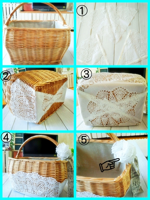 100均テーブルクロスでおしゃれ可愛いガーリーバスケット 暮らしニスタ 100均テーブルクロスでおしゃれ可愛いガーリーバスケット 暮らしニスタ