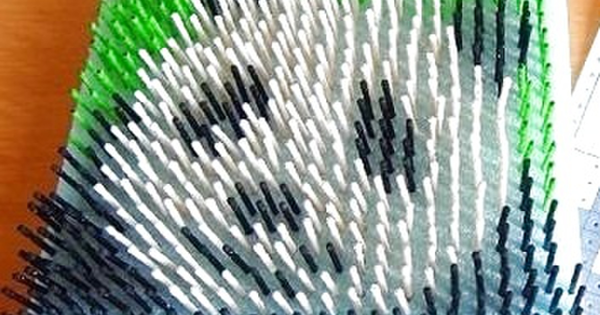 夏休みの工作に つまようじでドット絵を作ろう 暮らしニスタ