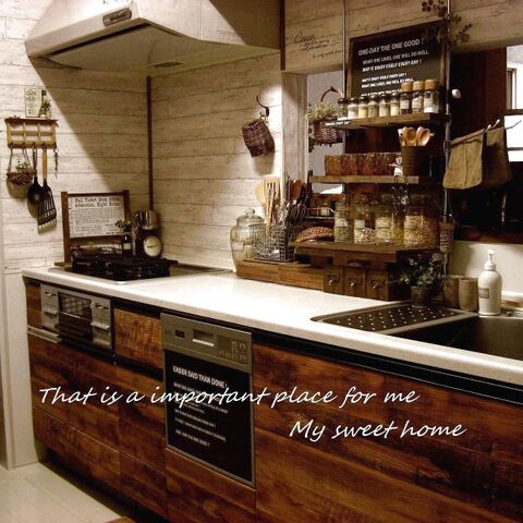 壁紙で キッチンシンク側diy 暮らしニスタ 壁紙で キッチンシンク側diy 暮らしニスタ