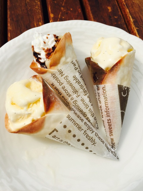 餃子の皮がアイスクリームコーンに変身 簡単デザート 暮らしニスタ 餃子の皮がアイスクリームコーンに変身 簡単デザート 暮らしニスタ