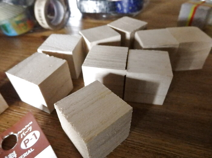 このブロックタイプの木材