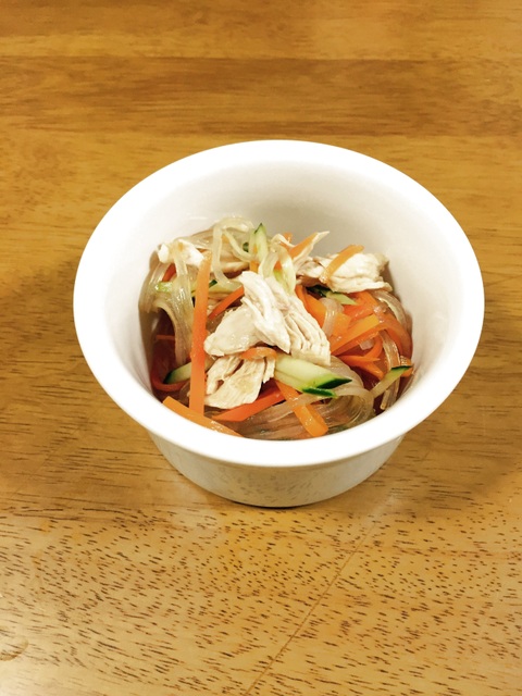 さっぱりチュルチュル マロニーで中華サラダ 暮らしニスタ