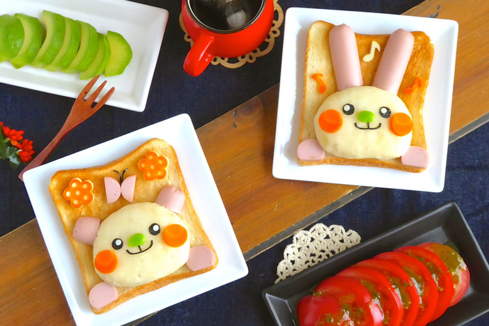 超可愛いデコレーショントーストが大人気♪子どもも大喜び！