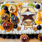 4歳の誕生日はスター忍者＆ニンニンジャーケーキ