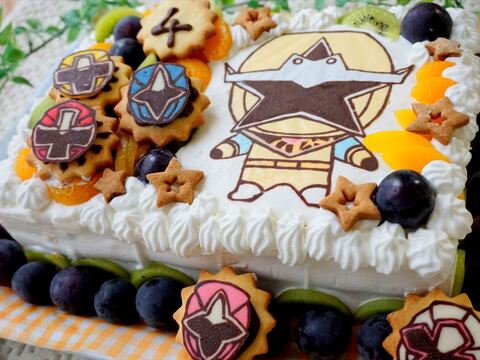 4歳の誕生日はスター忍者 ニンニンジャーケーキ 暮らしニスタ