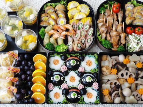 プチデコで華やかかわいい 運動会の大箱弁当 暮らしニスタ