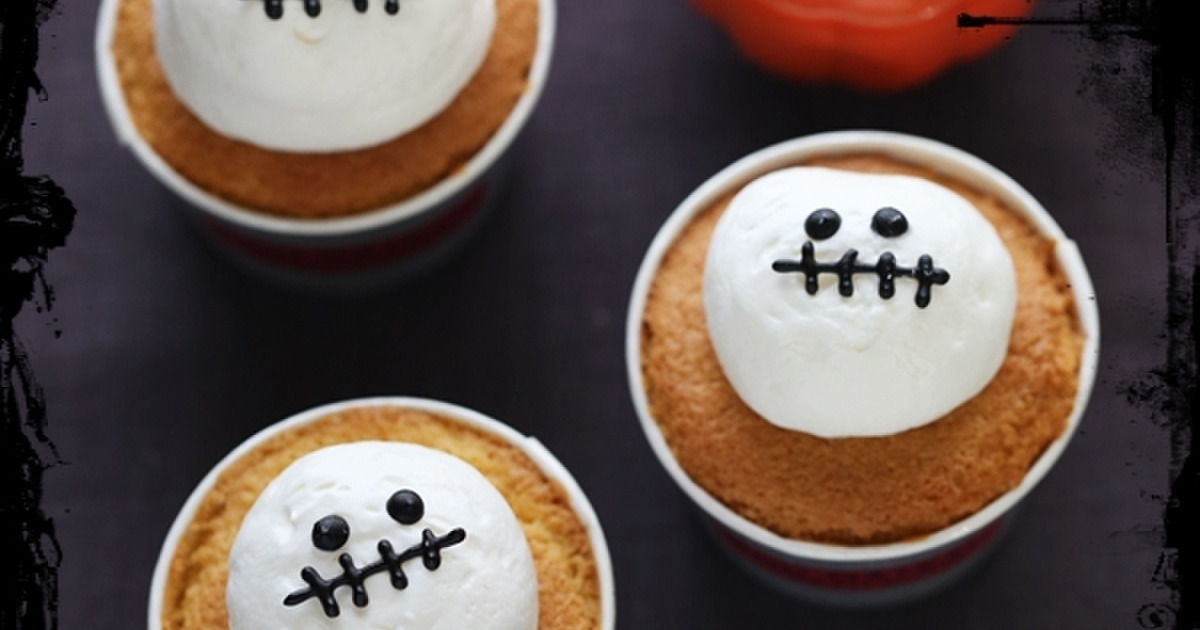 簡単！おばけちゃんのカップケーキ｜料理のレシピや作り方｜暮らしニスタ
