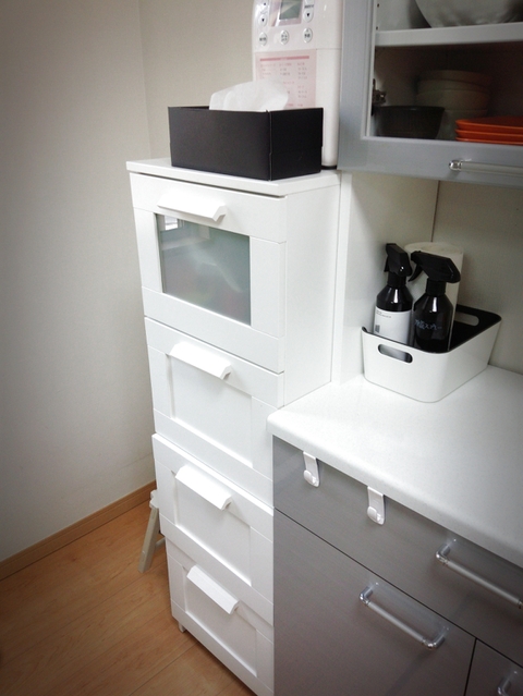 すっきりキッチン Ikeaの4段チェスト編 暮らしニスタ すっきりキッチン Ikeaの4段チェスト編 暮らしニスタ