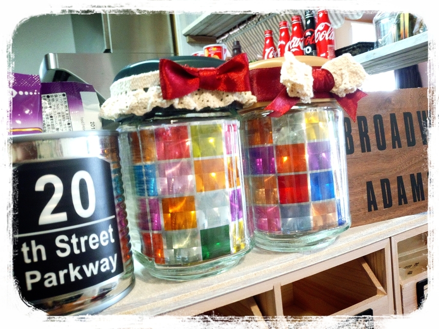 1分で完成 ダイソー3d折り紙でステンドグラス風空き瓶リメイク 暮らしニスタ 1分で完成 ダイソー3d折り紙でステンドグラス風空き瓶リメイク 暮らしニスタ