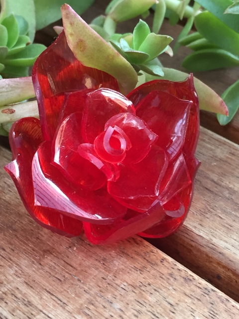 プラバンで作る 立体 薔薇の花 暮らしニスタ