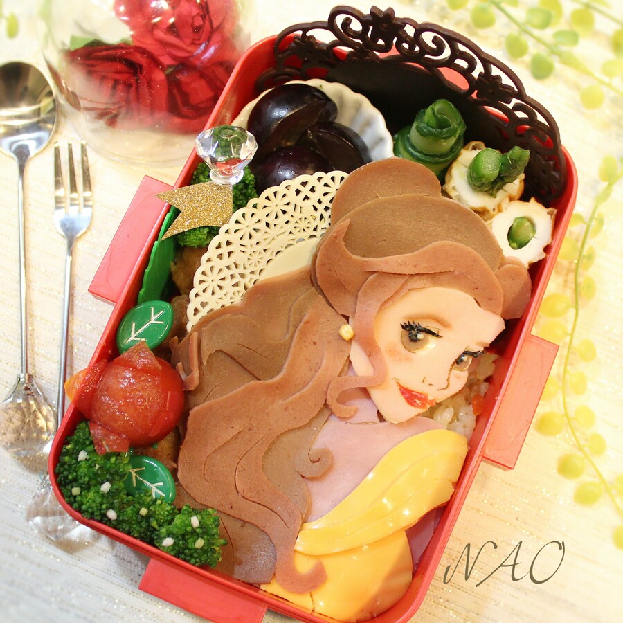 美女と野獣ベルのキャラ弁 暮らしニスタ 美女と野獣ベルのキャラ弁 暮らしニスタ