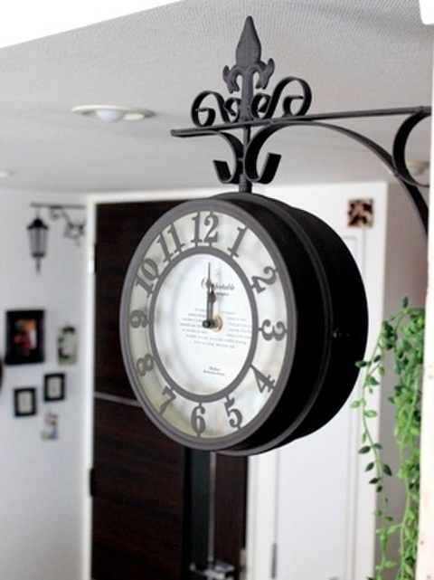 賃貸でも大丈夫 ディアウォールを使って両面クロックを設置 暮らしニスタ 賃貸でも大丈夫 ディアウォールを使って両面クロックを設置 暮らしニスタ