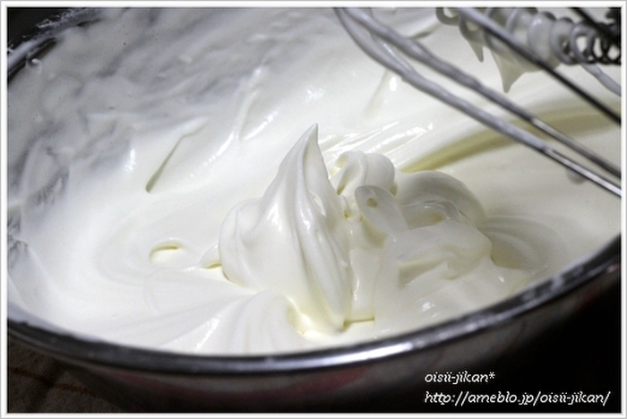 ■ホイップクリームの作り方