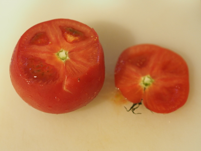 「トマトまるごと焼きカプレーゼ」の作り方