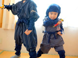 甚平＋小物で忍者に変身✤