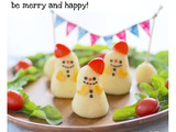 クリスマスに♪簡単美味しい！マッシュポテトのスノーマン☆