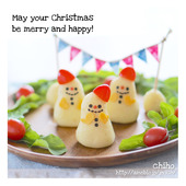 クリスマスに♪簡単美味しい！マッシュポテトのスノーマン☆