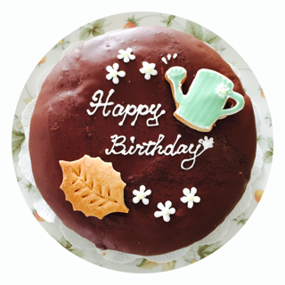 デコレーションはアイシングクッキーで♩-BIRTHDAY CAKE-