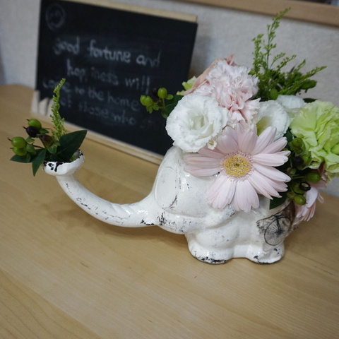 倒れない花瓶で安心 使わなくなったじょうろをペンキで復活 暮らしニスタ