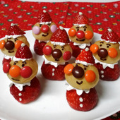 クリスマスデコ☆アンパンマンのいちごサンタ☆