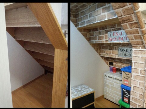 子供部屋階段下スペースをおしゃれに活用 見せる収納にdiy 暮らしニスタ 子供部屋階段下スペースをおしゃれに活用 見せる収納にdiy 暮らしニスタ