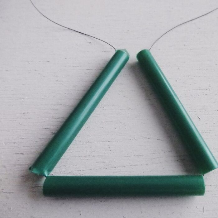 ④三角のマスを作っていきます。