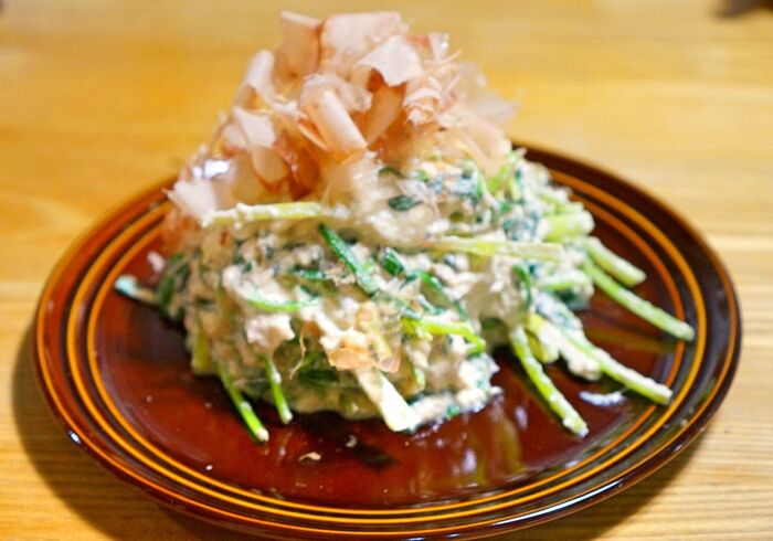 和えるだけ簡単！食べて健康に！青菜で作る洋風白和えサラダのレシピ