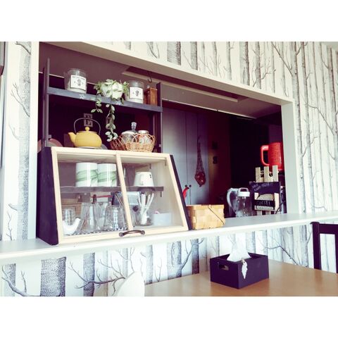 セリアのフレームで キッチンのショーケース 暮らしニスタ セリアのフレームで キッチンのショーケース 暮らしニスタ