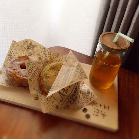 100均まな板 ウッドバーニングでかわいいカフェトレイ 暮らしニスタ