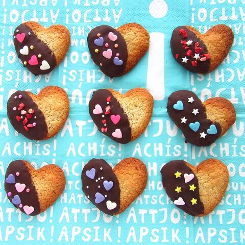 バレンタインに オイルを使わない 豆乳の米粉クッキー 暮らしニスタ
