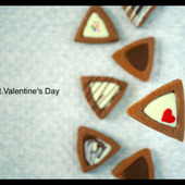 バレンタイン友チョコ対策☆簡単おしゃれな「三角チョコクッキー」