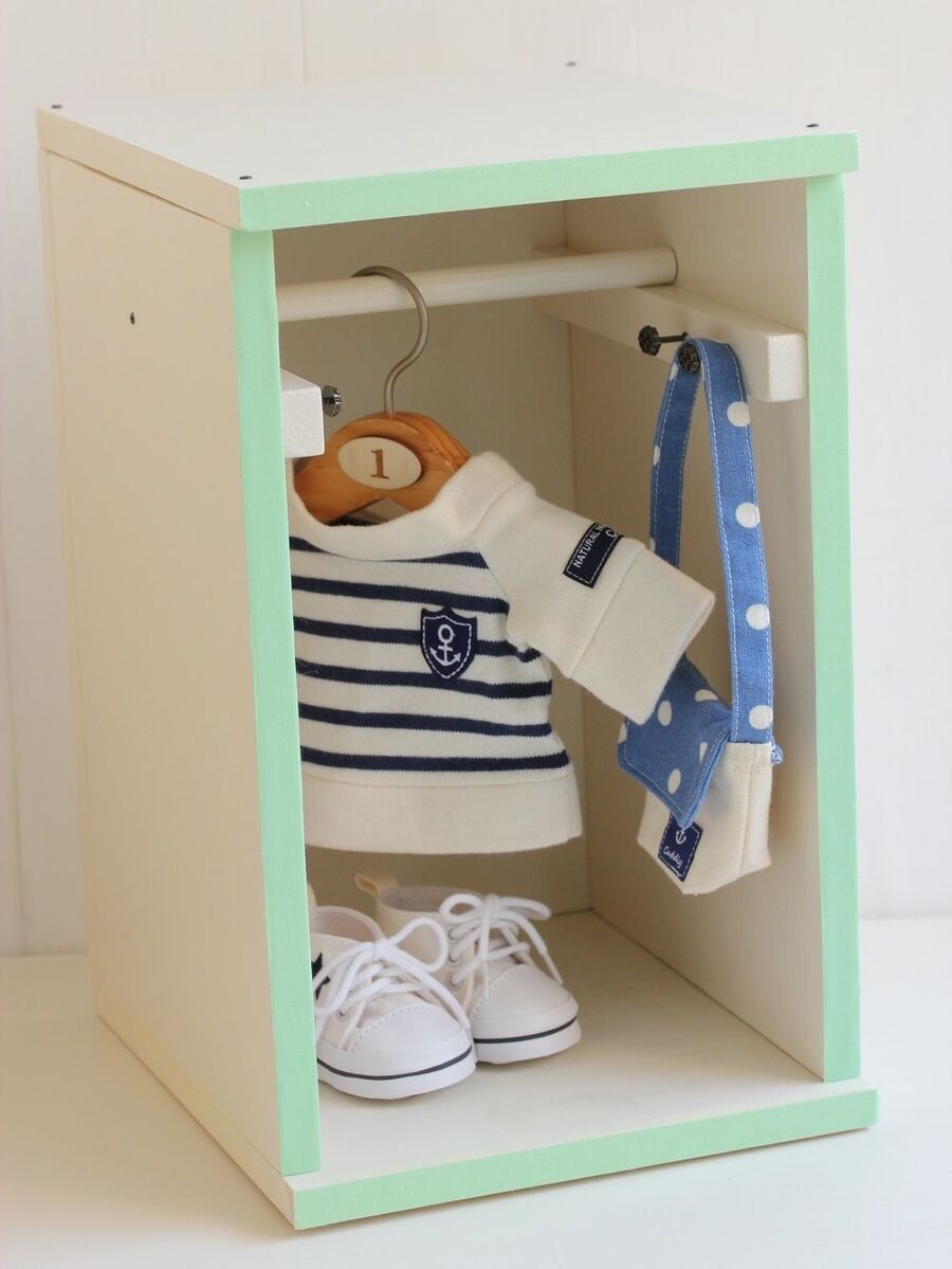 プチdiyで ぬいぐるみのミニクローゼット 暮らしニスタ