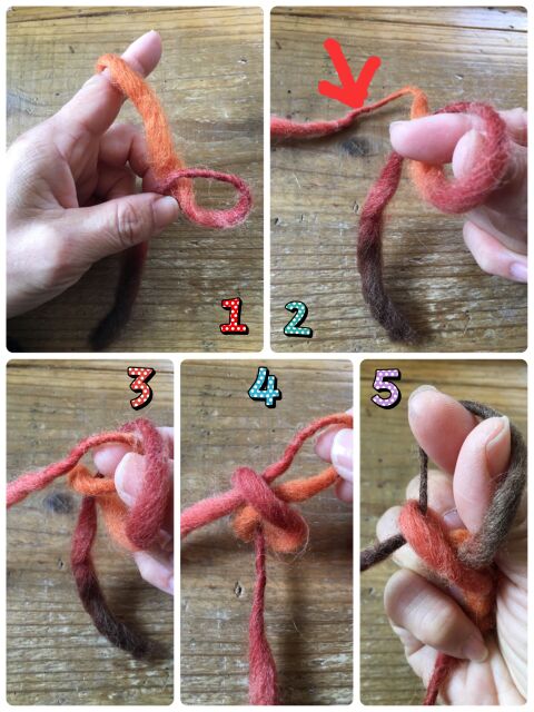 指編みで簡単シュシュ 暮らしニスタ 指編みで簡単シュシュ 暮らしニスタ